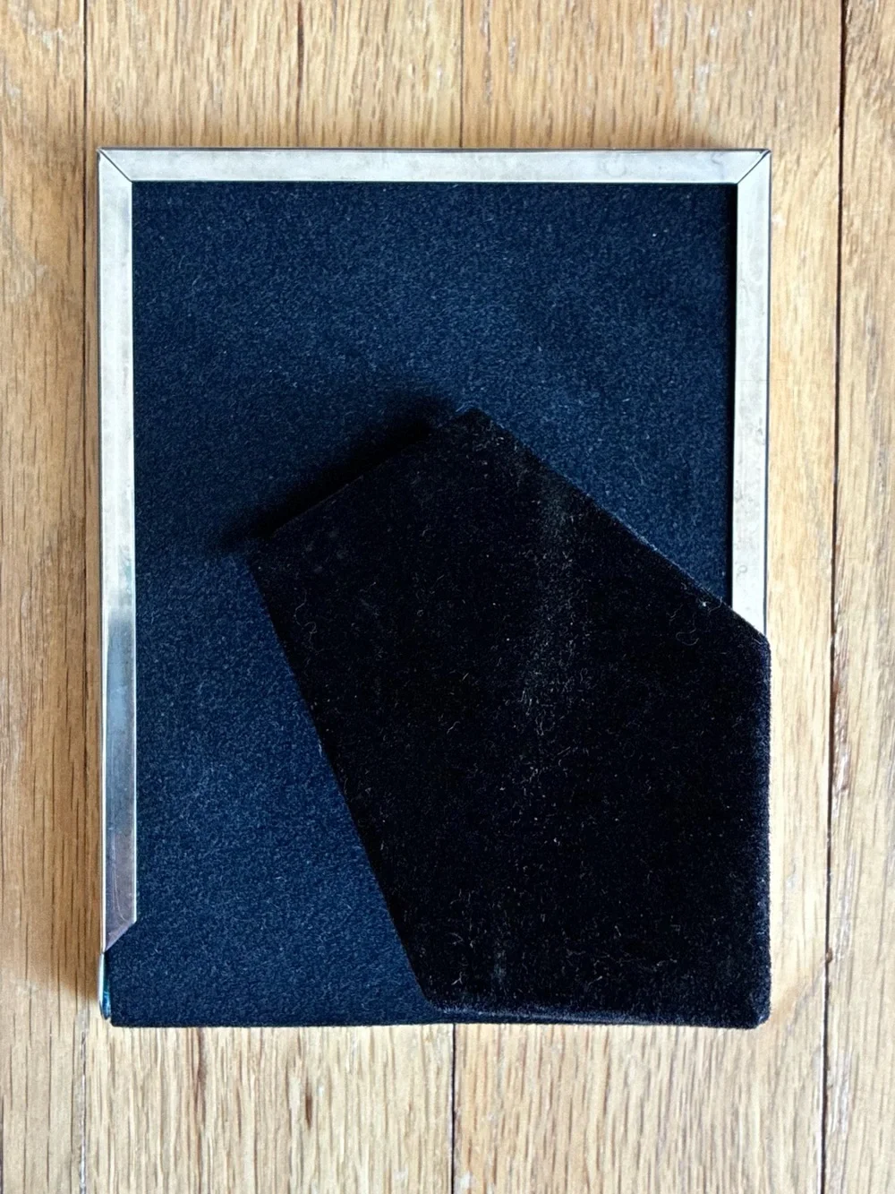 NIB Silverplated Brass Photo Frame, Made for A & S, New Vintage